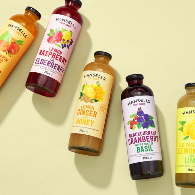 Hansells Fruit Syrups | All natural full-on flavours