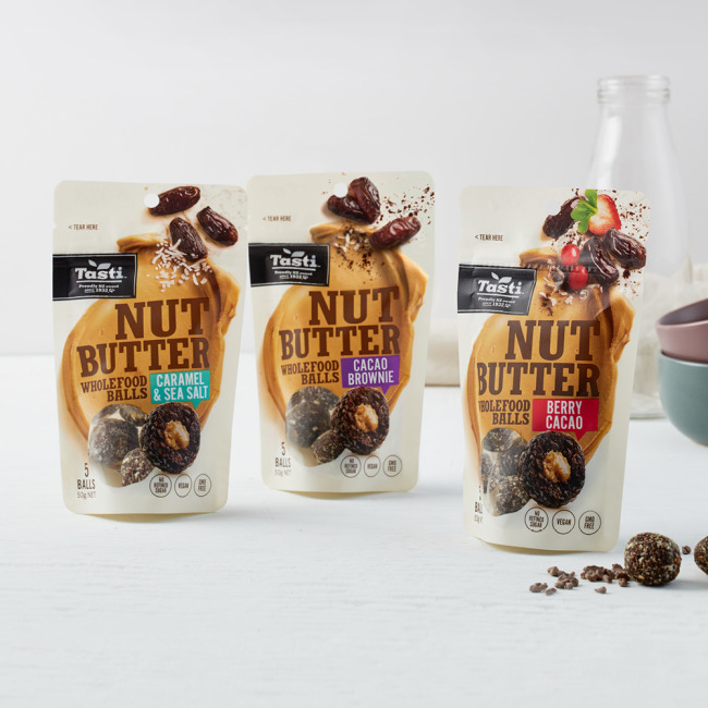 Tasti Nut Butter Balls | Packaging Design