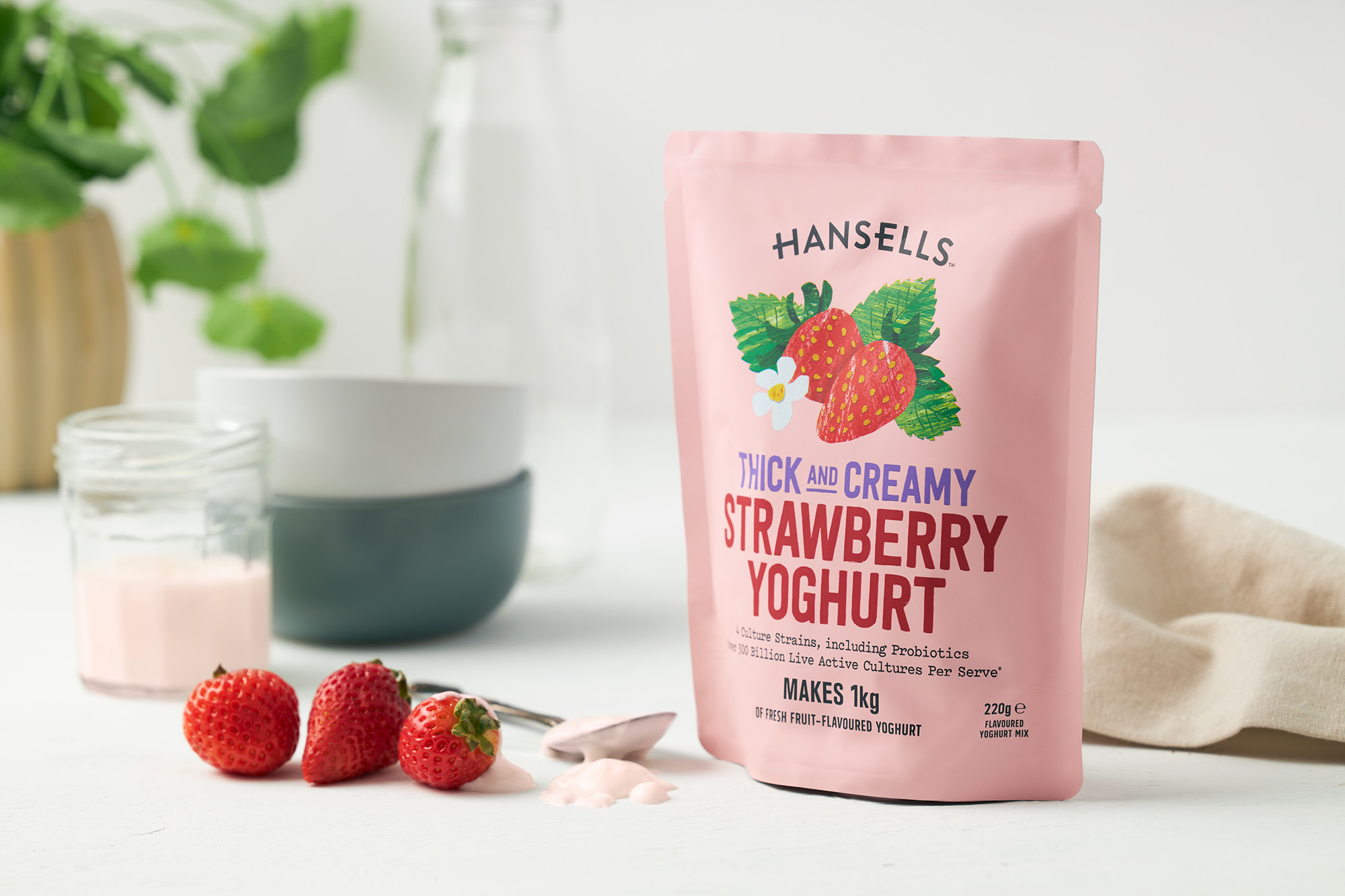 onfire design hansells yoghurt packaging design 4