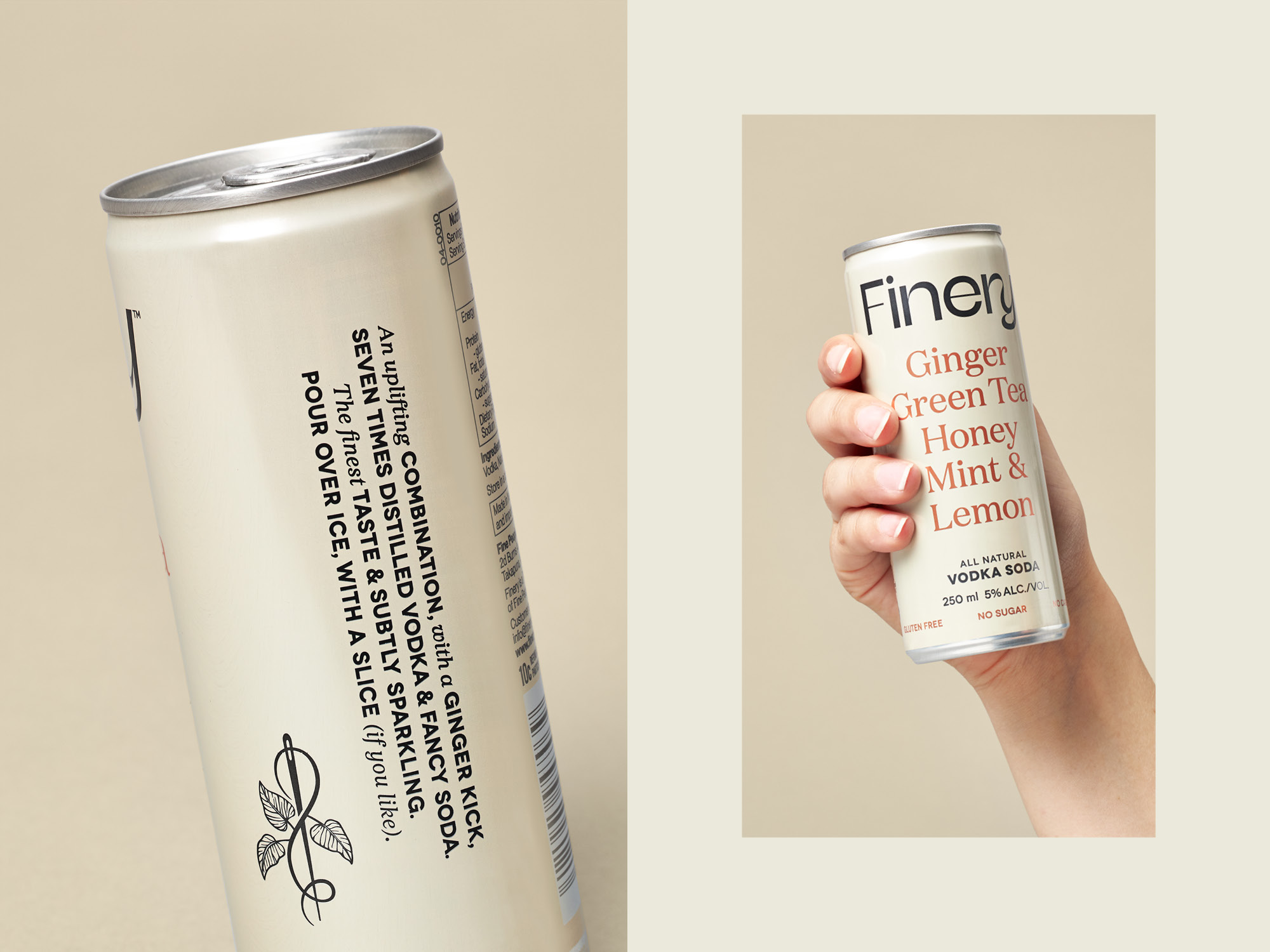 onfire design finery vodka soda branding packaging 8