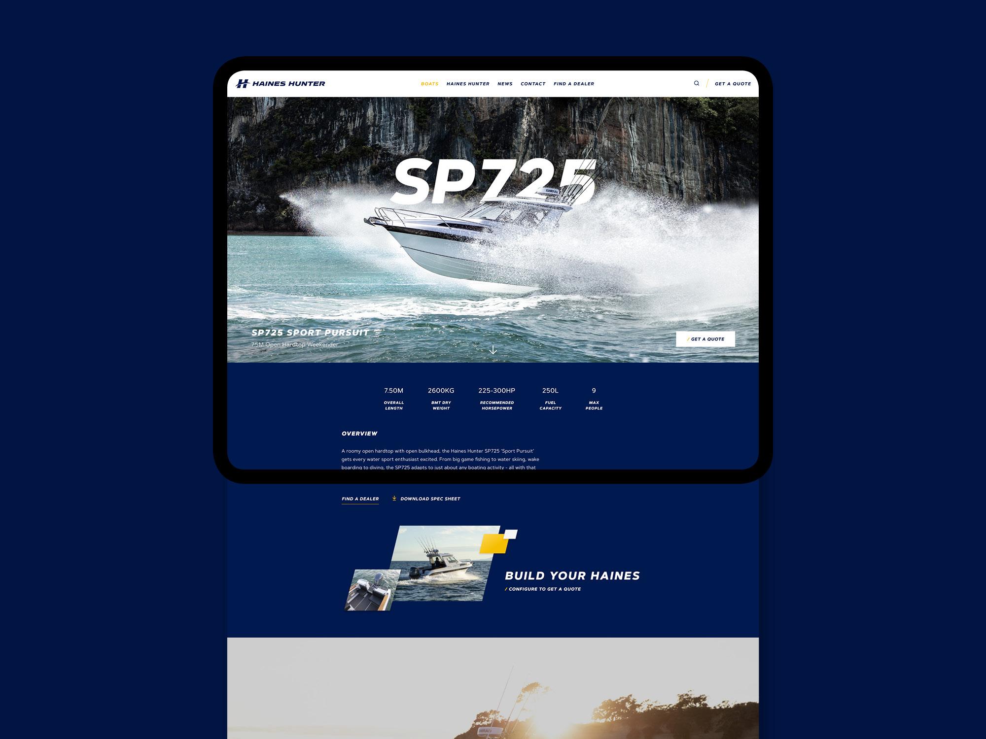 onfire design haines hunter boats brand identity graphic design 11