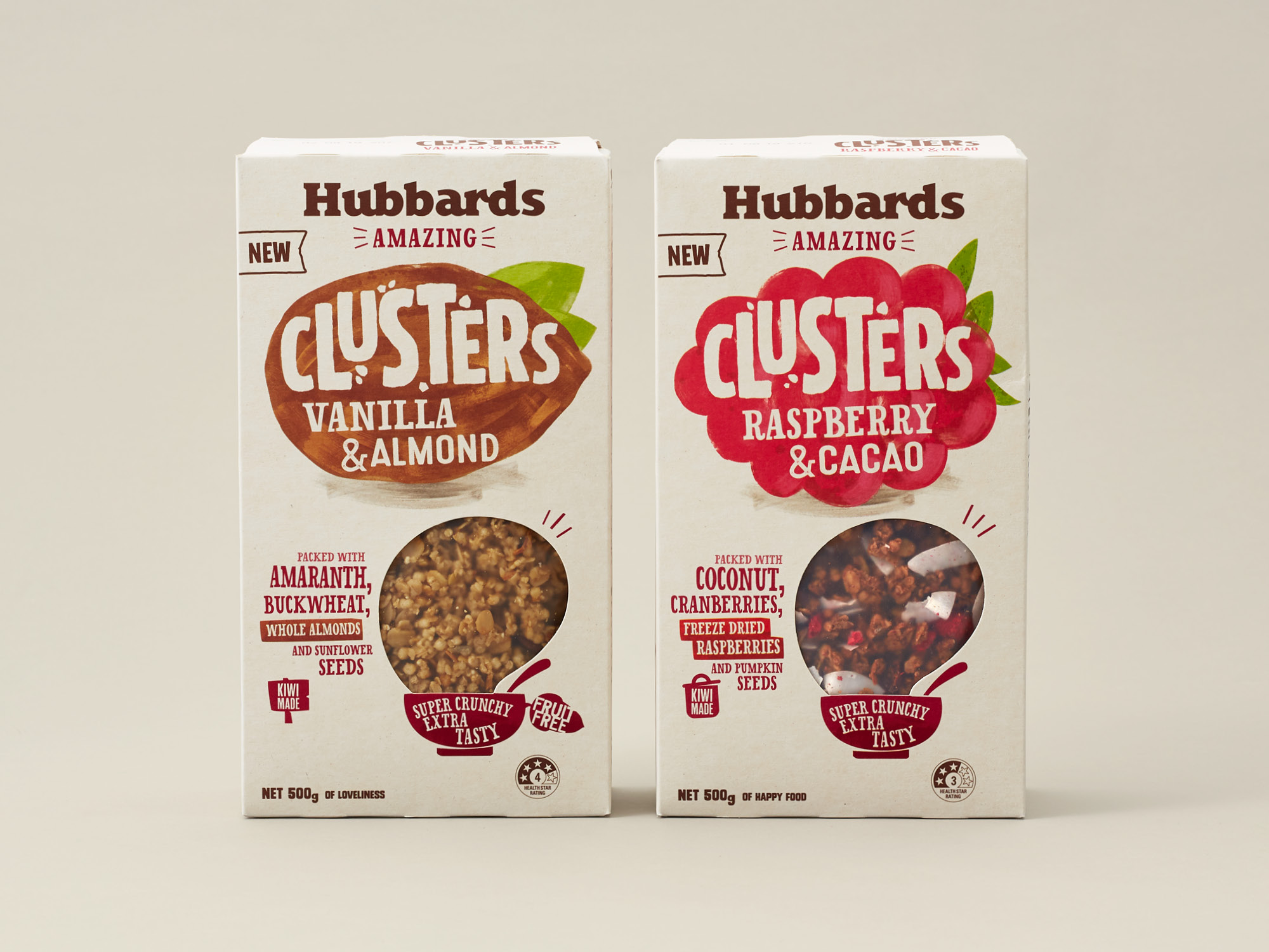 onfire design hubbards muesli clusters packaging design1